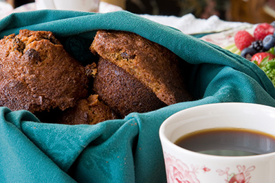 Freshly baked Morning Glory Muffins